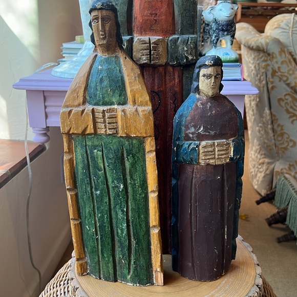 Three Vintage Santos, Originally from Horchow Catalogue, Preowned - Picture 2 of 12